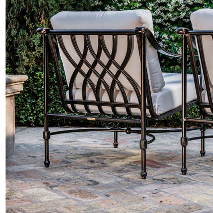 Morro Bay Cast Aluminum Cushion Lounge Chair by Gensun - Image 5